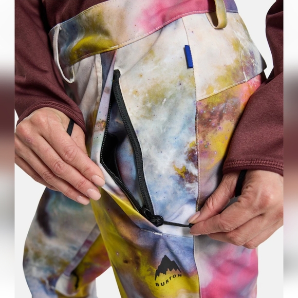 NWT Women's Burton Tie Dye Snow Pants - Picture 8 of 10